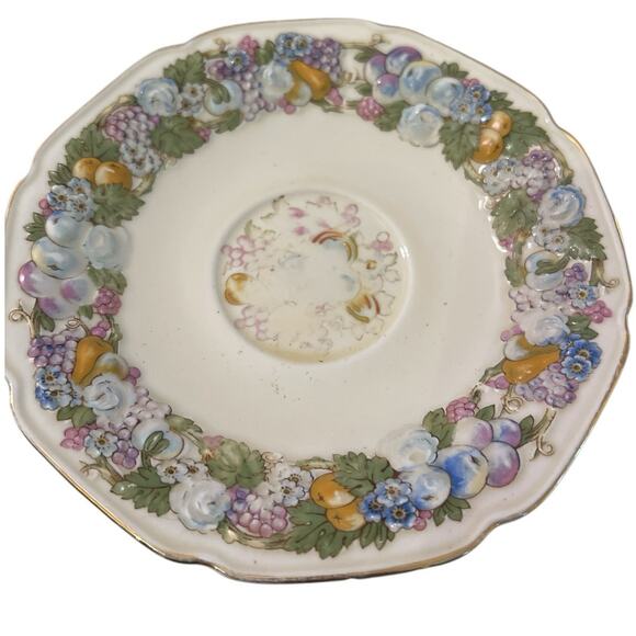 Vintage Five Crown Ducal "Florentine" Saucers Made in England - Picture 7 of 9